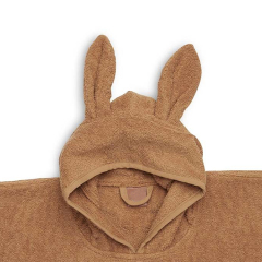 Baby badponcho organic cotton terry beach towel Sustainable baby hooded beach poncho hoody blanket for kids