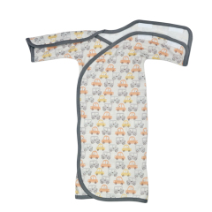 NICU gowns NICU crossover baggette gown bamboo sleepers for Preemie Eco-friendly Premature baby gown
