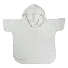 Muslin Hooded Poncho for kids Soft baby Poncho Towel Organic Cotton baby hooded bath towels eco-friendly Cover-up