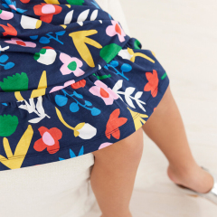 OEM print cotton baby girl dress short sleeve summer girl dresses organic baby clothes Organic Cotton Spring Dress