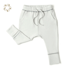 Organic Cotton Jogger Pants for baby sustainable interlock toddler joggers eco friendly baby broek jogger pants for baby