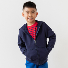 Child hooded Sweatshirt Jacket Custom kids hoodies Organic cotton fleece Kids zip sweatshirt Hooded kids custom hoodie