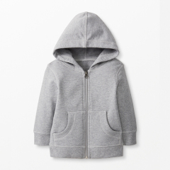 Kids zip sweatshirt Hooded Organic cotton Hooded Sweatshirt Jacket Custom Organic kids hoodies