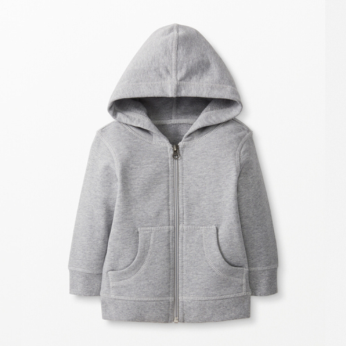 Kids zip sweatshirt Hooded Organic cotton Hooded Sweatshirt Jacket Custom Organic kids hoodies