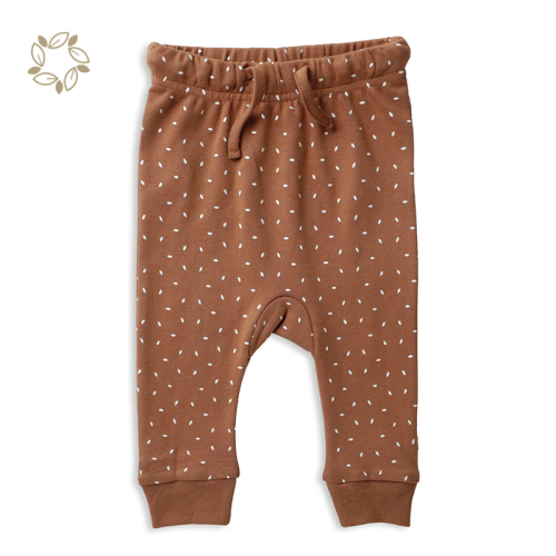 Organic Cotton baby Harem Pants sustainable newborn broek pants eco friendly newborn broek trousers