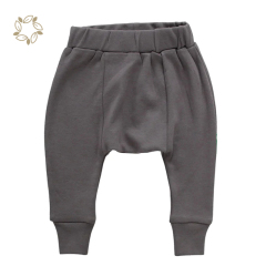 Sustainable newborn broek pants organic cotton baby Harem Pants eco friendly toddler Harem trousers baby broek