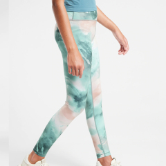 Eco friendly organic leggings Bamboo spandex baby leggings pants children Joggers Tie dye kids leggings