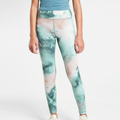 Eco friendly organic leggings Bamboo spandex baby leggings pants children Joggers Tie dye kids leggings