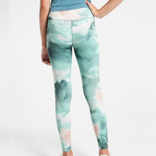 Eco friendly organic leggings Bamboo spandex baby leggings pants children Joggers Tie dye kids leggings