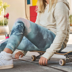 Eco friendly organic leggings Bamboo spandex baby leggings pants children Joggers Tie dye kids leggings