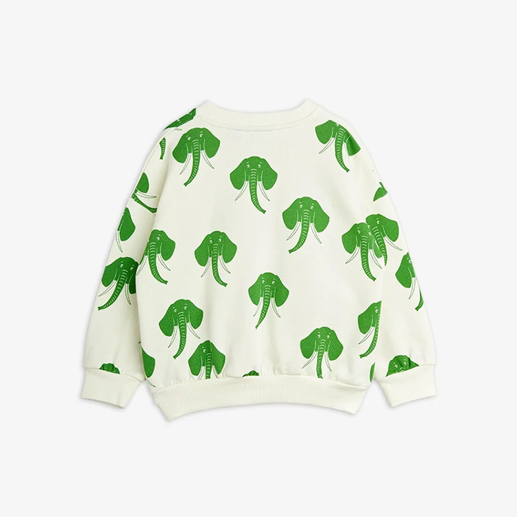 Organic cotton children crew neck Sustainable printed kids pullover eco friendly kids crewneck top