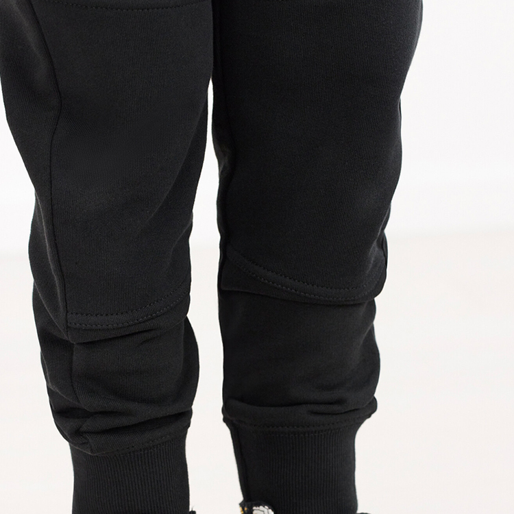 GOTS cotton terry kids Sweatpants Children Jogger pants with zip pockets baby boys' bottoms Kids Fleece sweat pants