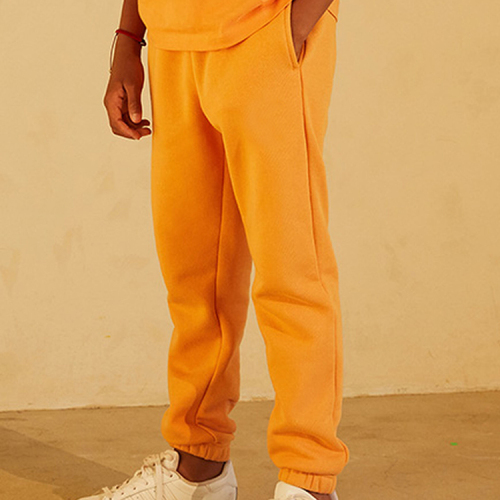 GOTS Organic Cotton kids sweatpants solid color children sweat pant GOTS cotton fleece Children Jogger pants