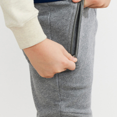 Kids Sweatpants with zip pockets Organic Cotton baby boys' bottoms Sustainable Children Jogger pants