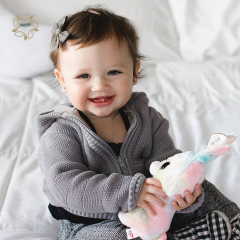 100% organic cotton knit zip hoodie sustainable baby rib knit zip hoodie jacket eco friendly baby rib knit jumper