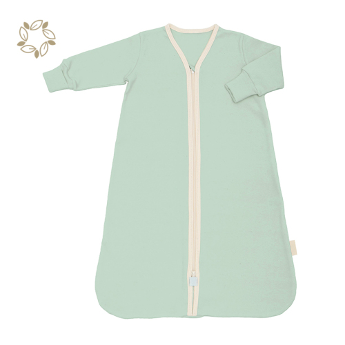 Organic cotton fleece sleeper bag TOG 2.0 eco friendly winter baby sleeping bag sustainable baby sleep sack