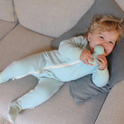 Organic cotton fleece baby footie clothes sustainable fleece baby romper eco friendly newborn jumpsuit