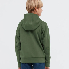 Children' Full Zip Hoodie Eco-friendly Kids cardigan with hoodie Organic cotton Hooded Sweatshirt Jacket