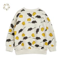 100% organic cotton crewneck sustainable fernch terry baby sweatshirt eco friendly toddler pullover crewneck