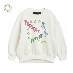 100% organic cotton crewneck sustainable fernch terry baby sweatshirt eco friendly toddler pullover crewneck