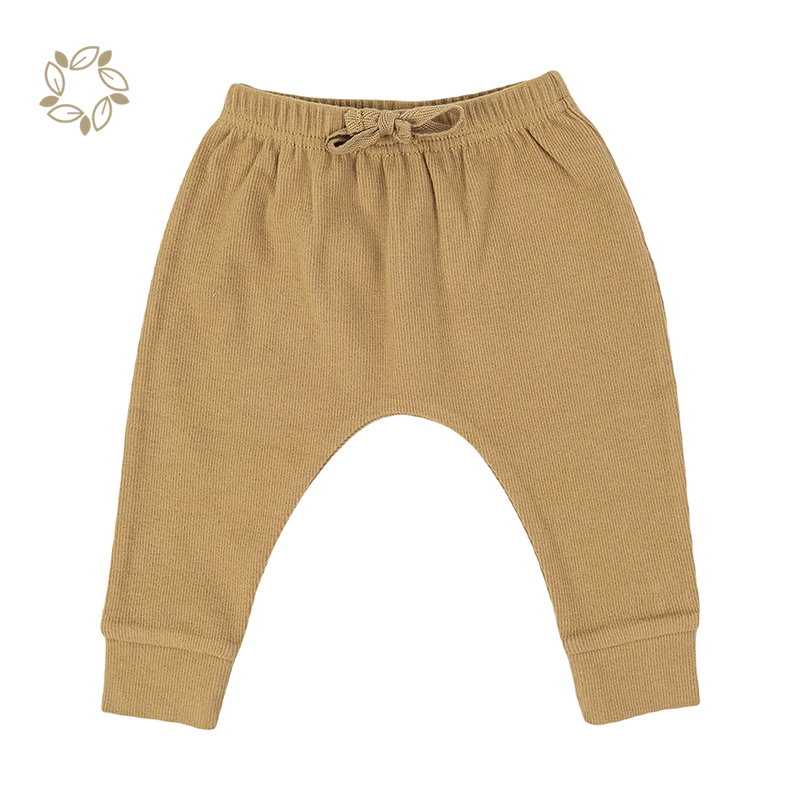 Jogger Nomad Rib for infant sustainable GOTS cotton rib baby leggings eco friendly Baby leggings toddler pants