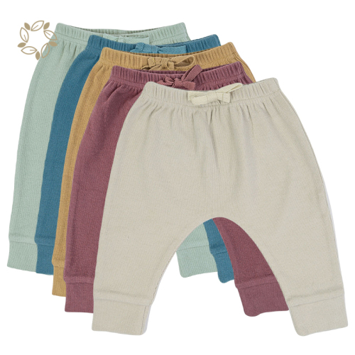 Jogger Nomad Rib for infant sustainable GOTS cotton rib baby leggings eco friendly Baby leggings toddler pants