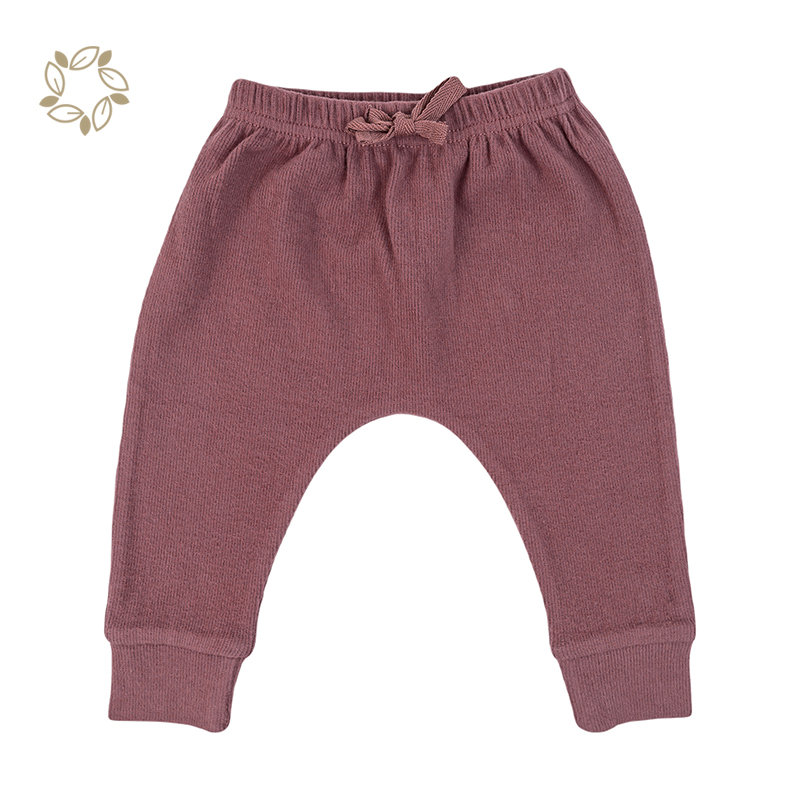 Jogger Nomad Rib for infant sustainable GOTS cotton rib baby leggings eco friendly Baby leggings toddler pants