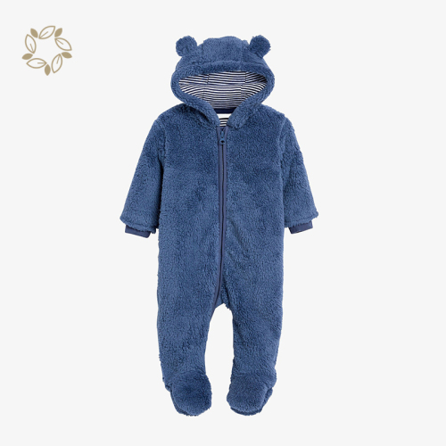 Newborn winter romper sustainable baby lambswool Jumpsuit 100% polyester infant wool romper eco friendly babi jumpsuit