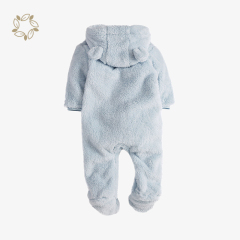 Newborn winter romper sustainable baby lambswool Jumpsuit 100% polyester infant wool romper eco friendly babi jumpsuit