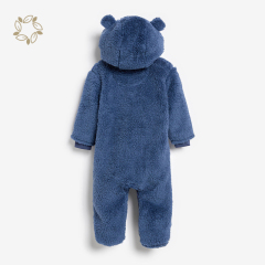 Newborn winter romper sustainable baby lambswool Jumpsuit 100% polyester infant wool romper eco friendly babi jumpsuit