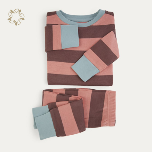 Children bamboo cotton pyjamas sustainable children's pajamas wholesale eco friendly custom kids bamboo pjs