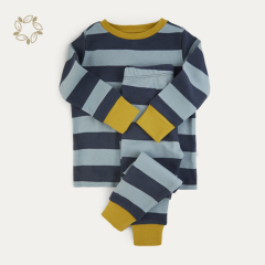 Children bamboo cotton pyjamas sustainable children's pajamas wholesale eco friendly custom kids bamboo pjs