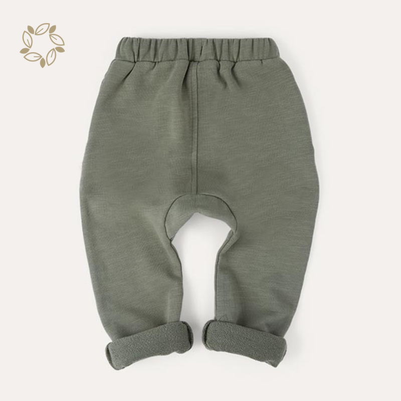 organic cotton baby pants sustainable baby sweatpants eco friendly french terry baby pants