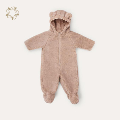 Baby Fleece Suit sustainable baby fleece romper eco friendly winter newborn baby 2 way zipper onesie thermal onesie for toddlers