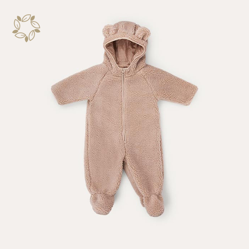Baby Fleece Suit sustainable baby fleece romper eco friendly winter newborn baby 2 way zipper onesie thermal onesie for toddlers
