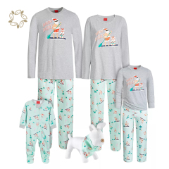 Family matching pyjamas dog pyjamas sustainable dog and me outfits eco friendly christmas matching family pajamas