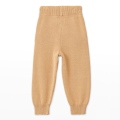 Kid's Organic Cotton Knit Joggers Eco-friendly boys' bottoms Organic Cotton children pants Sustainable joggers with pockets