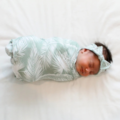 Baby swaddle blanket wrap Summer thin quilt blanket swaddle towel organic cotton baby swaddle baby wearing wrap