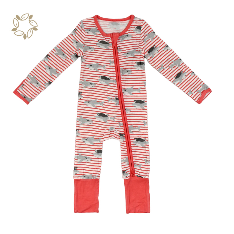 Sustainable bamboo rompers baby organic bamboo zipper romper eco friendly baby clothes rompers newborn