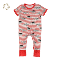 Eco friendly bamboo baby clothes organic baby sleeping romper sustainable baby organic bamboo romper