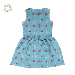 Organic bamboo kids dresses for girls eco friendly dress for kids sustainable children summer dress