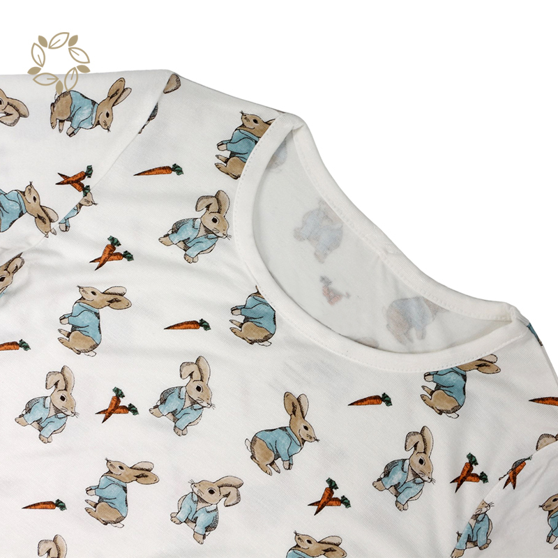 Organic bamboo sleeping wear kids set eco friendly custom kids bamboo pjs sustainable kid pyjamas