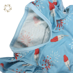 Sustainable baby bodysuit dress organic bamboo infant twirl bodysuit eco friendly baby rompers bodysuit