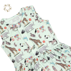 Eco friendly dress for kids organic bamboo kids dresses for girls sustaianable children girl dress