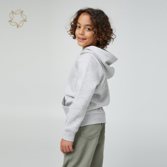 organic cotton fleece hoodie for kids sustainable children hoodies sweatshirts boys eco friendly baby tracksuit