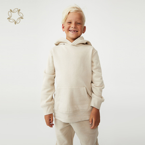 organic cotton fleece hoodie for kids sustainable children hoodies sweatshirts boys eco friendly baby tracksuit