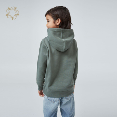 organic cotton fleece hoodie for kids sustainable children hoodies sweatshirts boys eco friendly baby tracksuit
