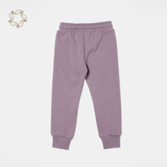 Sustainable kids jogger printed organic bamboo child fleece sweatpants eco friendly fleece jogger for boys