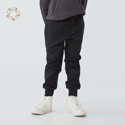Boys bamboo cotton fleece jogger sustainable child fleece sweatpants eco friendly children Jogger pants child sweatpants