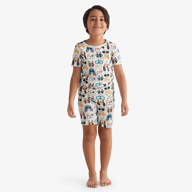 Family matching pyjamas dog pyjamas Organic Cotton Matching Family Pajamas Eco-friendly dog pjs matching
